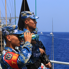 “護(hù)航先鋒”海口艦：見證中國(guó)海軍護(hù)航十年