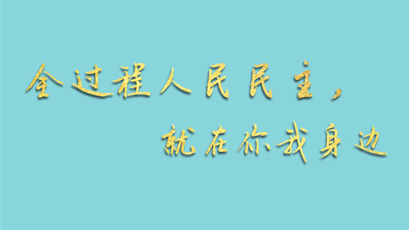 兩會(huì)手繪長(zhǎng)卷：全過(guò)程人民民主，就在你我身邊