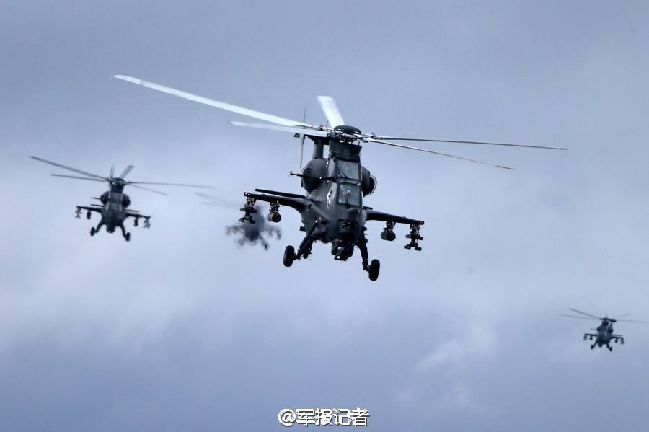 看誰最搶眼？武器裝備“隊列訓練”酷圖